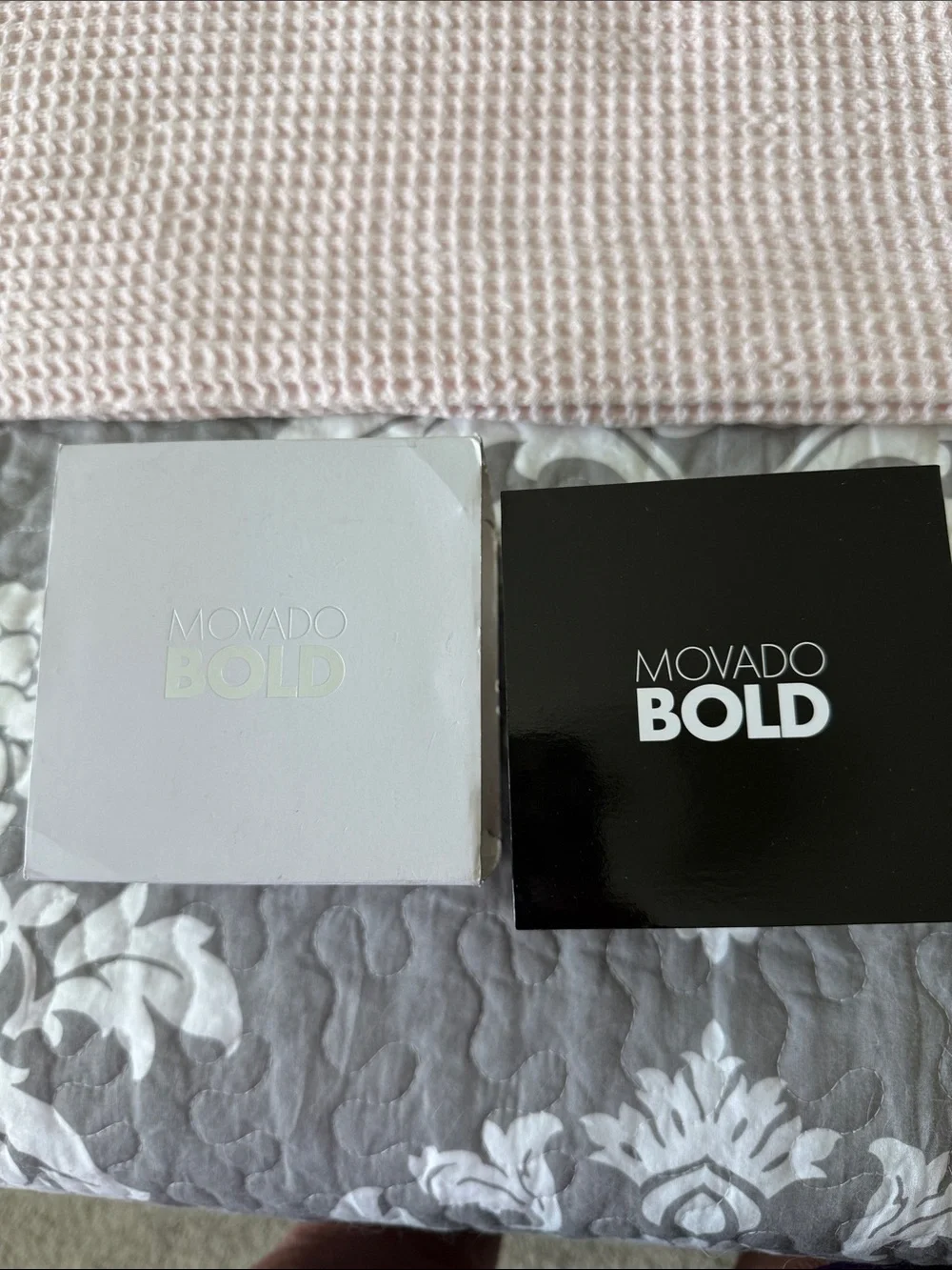 Movado Bold Women’s  Black Stainless Steel Minimalist Watch w/Rhinestone Accents